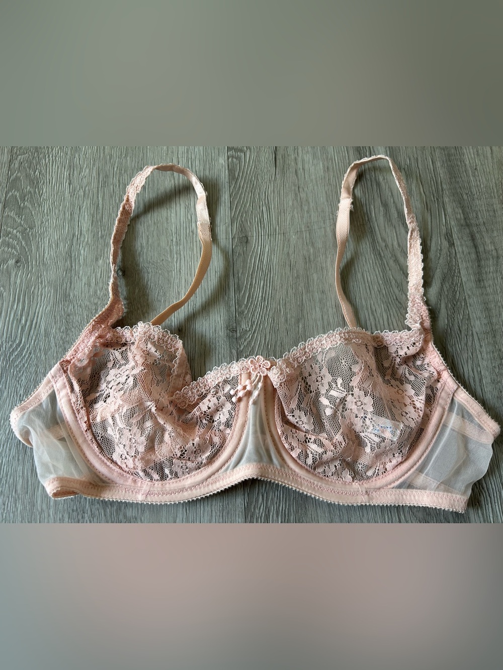 Vintage Ce Soir Lace Bra